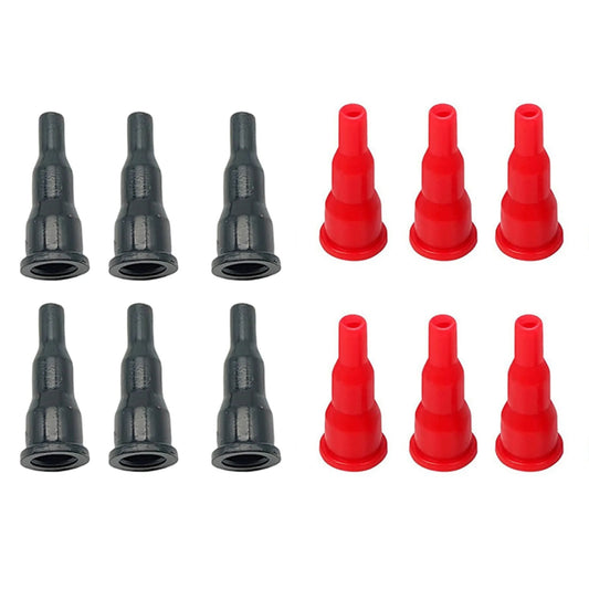 Red Black Butane Nozzle Adapter Convert Cassette Tank Into Inflatable Tank Gas Nozzle Connector Universal Refill Adapter Peaceful Pleasures Health and Wellness