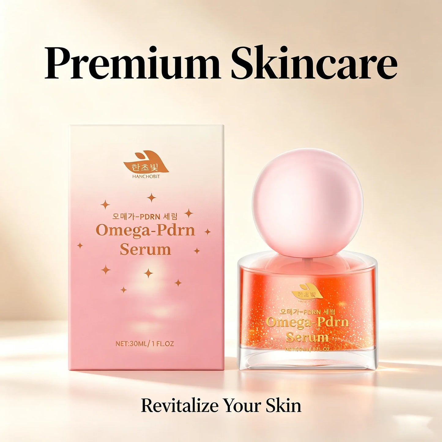 Korean PDRN Peptide Serum – Salmon DNA, Niacinamide & Hyaluronic Acid Face Serum Essence Peaceful Pleasures Health and Wellness