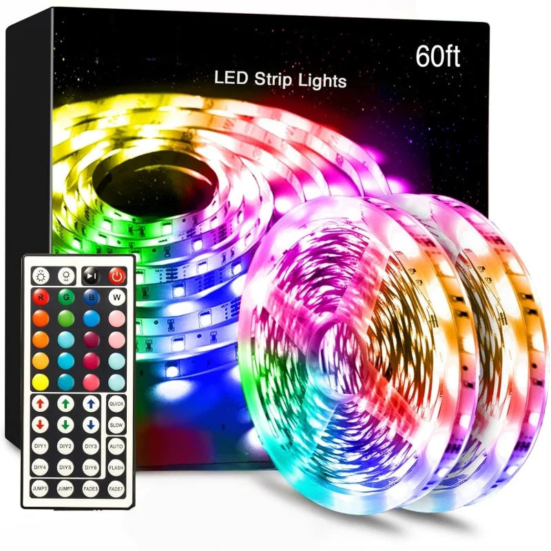 RGB LED Strip Lights 1-20m USB Music Sync & APP Control