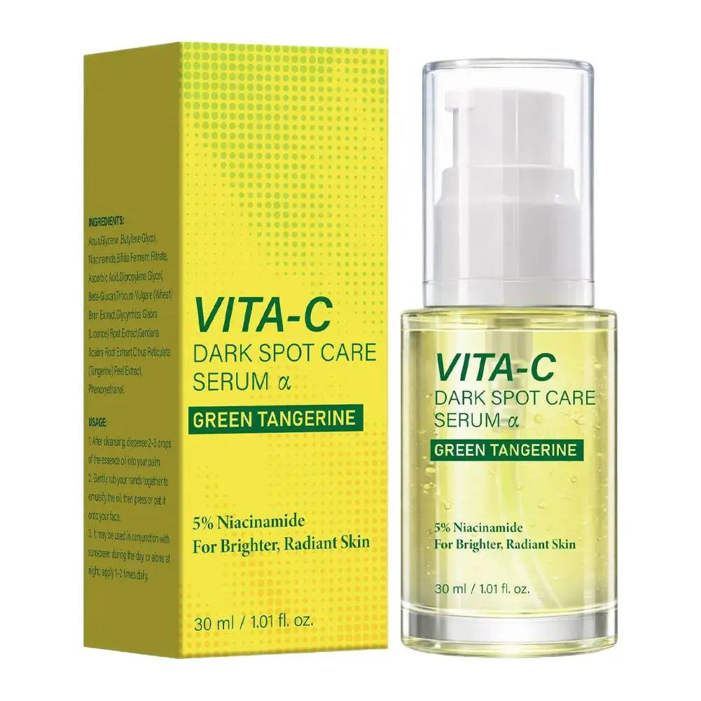 Green Tangerine Brightening Serum – 5% Niacinamide & Vitamin C