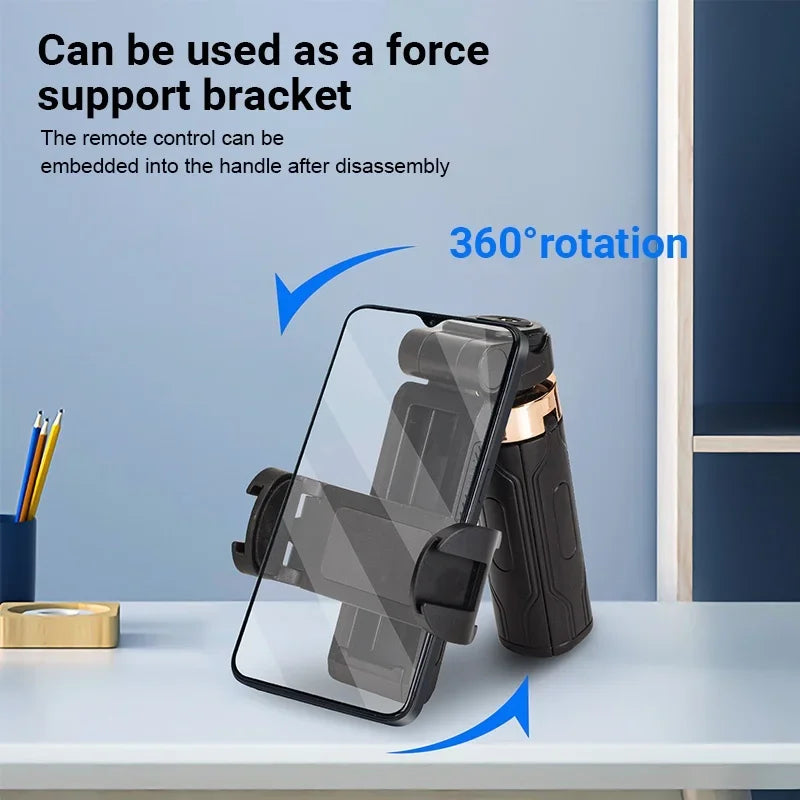 Mobile Phone Tripod, Portable Selfie Stick With Wireless Detachable Remote Control for Photo Live Streaming and Video Recording Peaceful Pleasures Health and Wellness