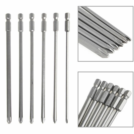 Lot Hex Cross Head Screwdriver Bits Shank Electric Long Bit Drills Peaceful Pleasures Health and Wellness Default Title
