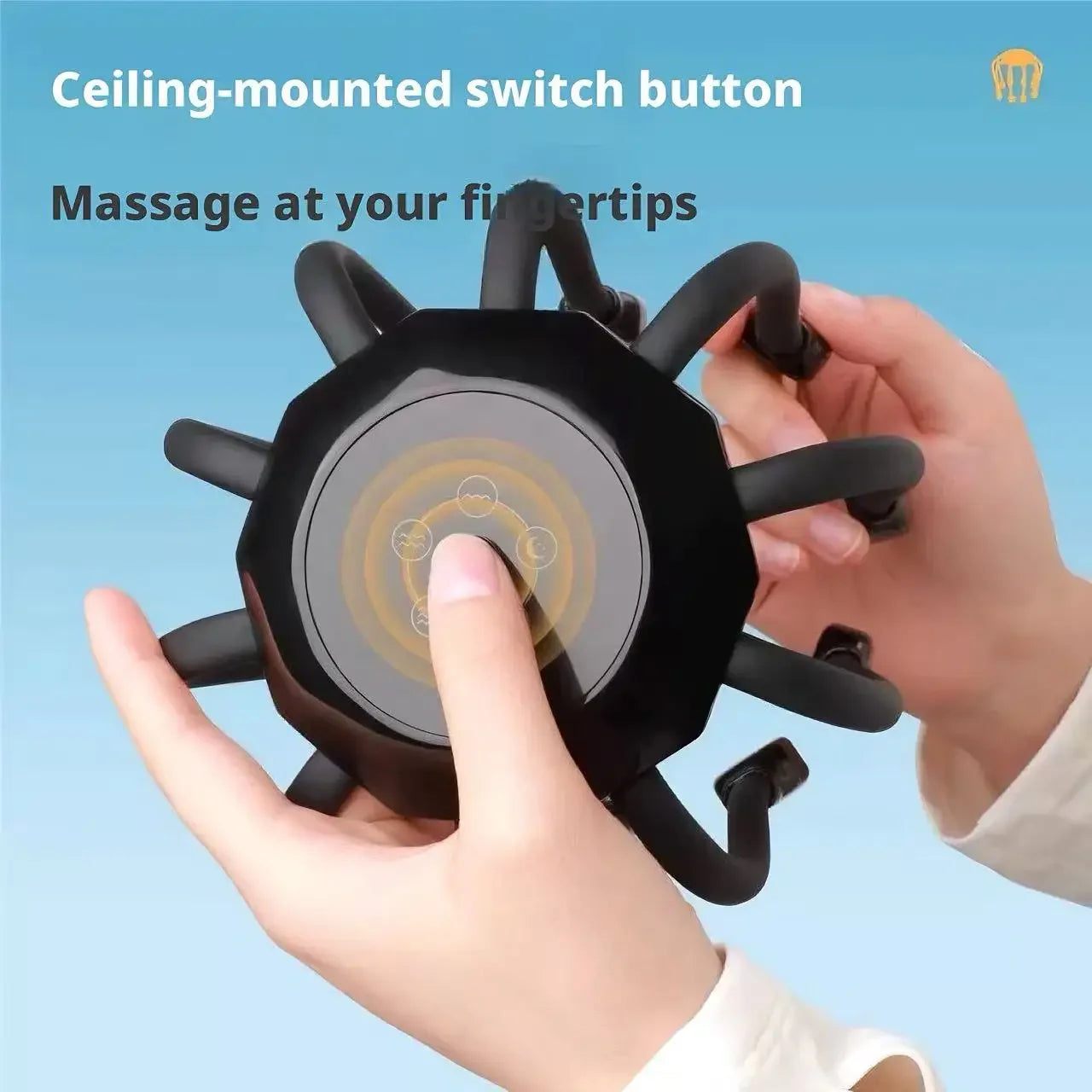 Intelligent Octopus Head Massager Automatic Scalp Massage Machine MultiDimensional Head Relaxation Device for Home Stress Relief Peaceful Pleasures Health and Wellness