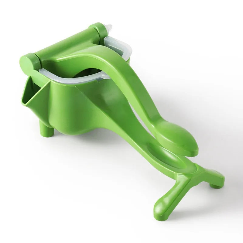 Manual Handheld Lemon Squeezer & Fruit Juicer – Green