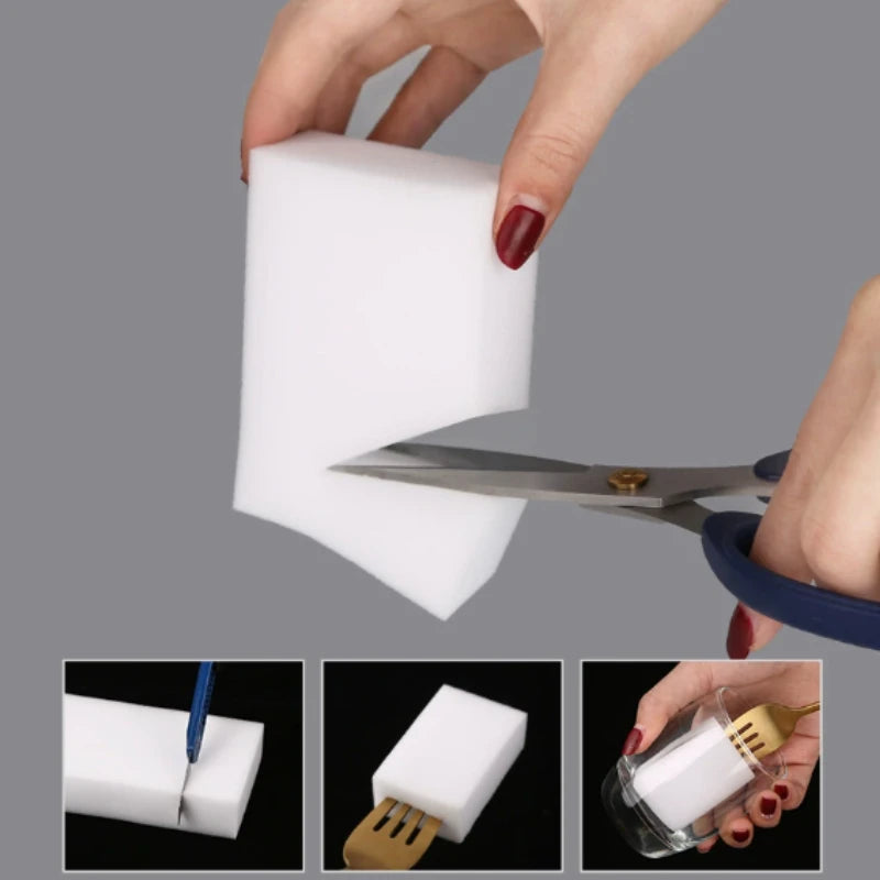 3/5Pcs Magic Melamine Sponge Eraser 10X6X2cm White Nano Cleaning Foam Pad for Home Kitchen Office Bathroom Stain Clean Peaceful Pleasures Health and Wellness