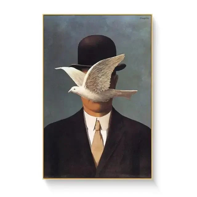 Modern Surrealist Canvas Wall Art Print | Unframed Poster