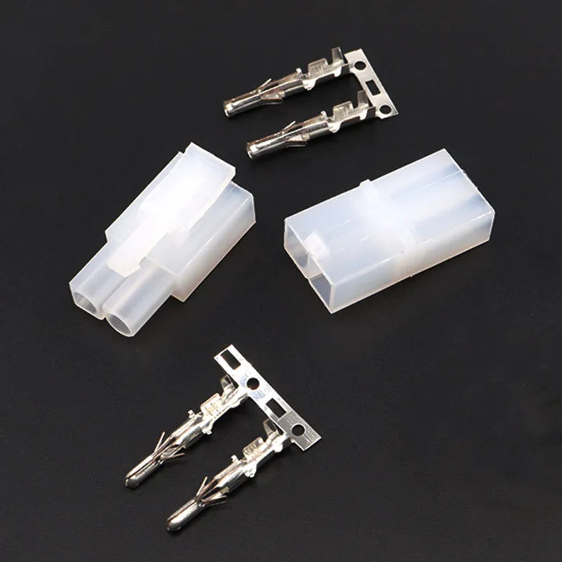 L6.2 Big Tamiya 6.2mm Male Female Rubber Shell Connector Plug-in Terminal Aerial Model Toy Butt Joint Plug Peaceful Pleasures Health and Wellness 5 Sets Male Female