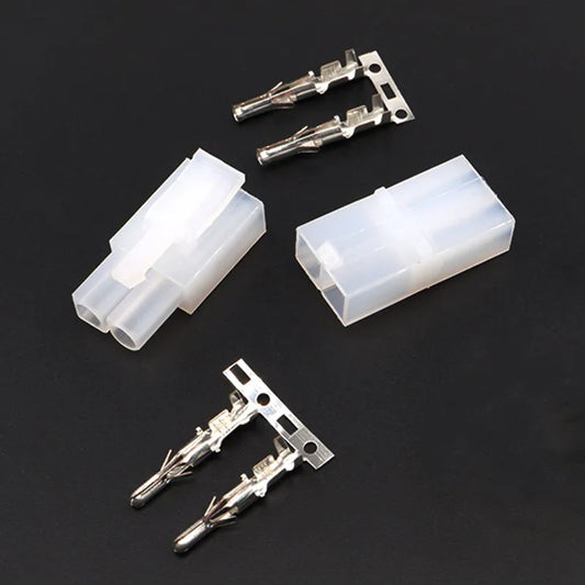 L6.2 Big Tamiya 6.2mm Male Female Rubber Shell Connector Plug-in Terminal Aerial Model Toy Butt Joint Plug Peaceful Pleasures Health and Wellness 5 Sets Male Female
