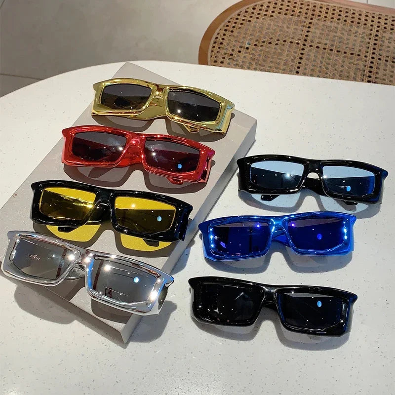 WINFUL Y2K Wrap Sunglasses UV400 | Men & Women Rectangle