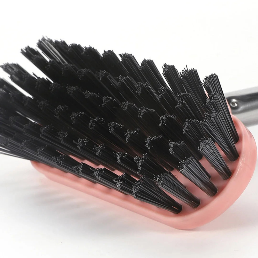 Heavy Duty Floor Scrub Brush | Long Handle & Stiff Bristles