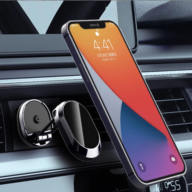 720° Rotation Foldable Magnetic Car Phone Holder Adjustable Universal Dashboard Stand Air Vent Mount GPS For iPhone Samsung Peaceful Pleasures Health and Wellness