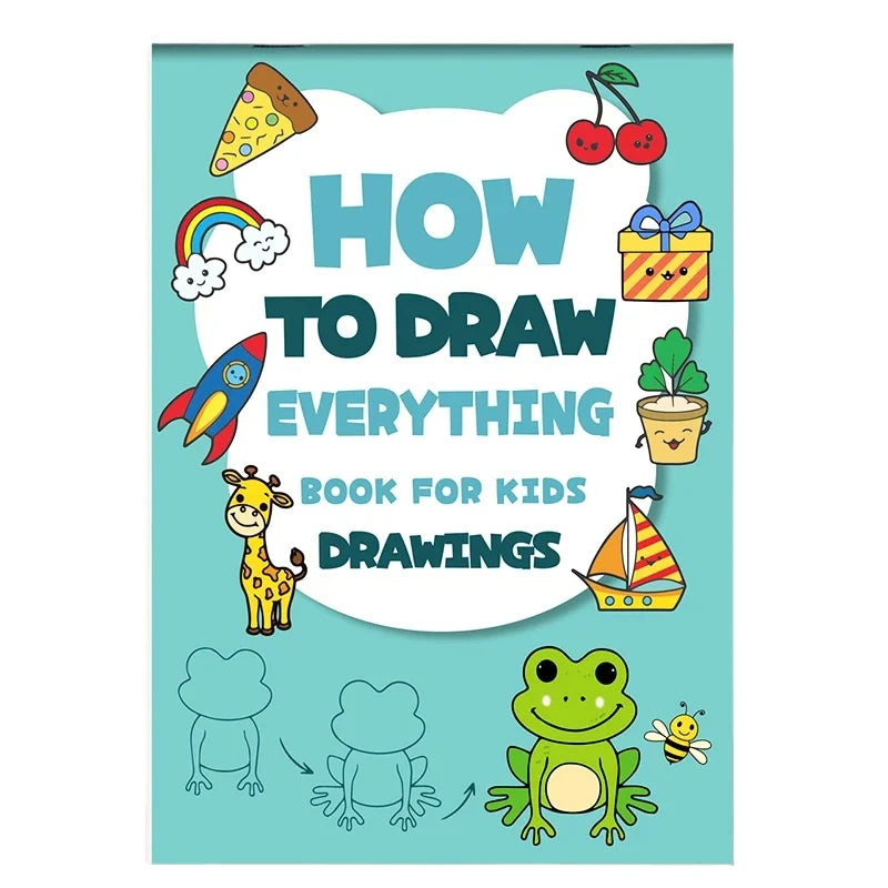Drawing Books Kids Step Learn How Draw Everything Easy Tutorial