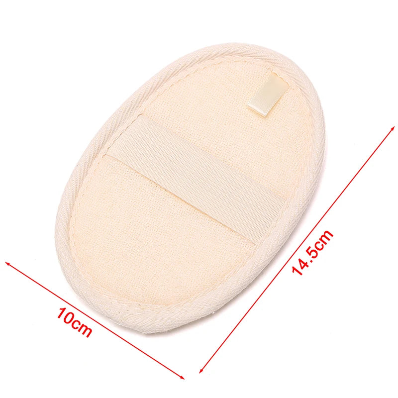Natural Loofah Exfoliating Bath Gloves & Facial Scrub Pad