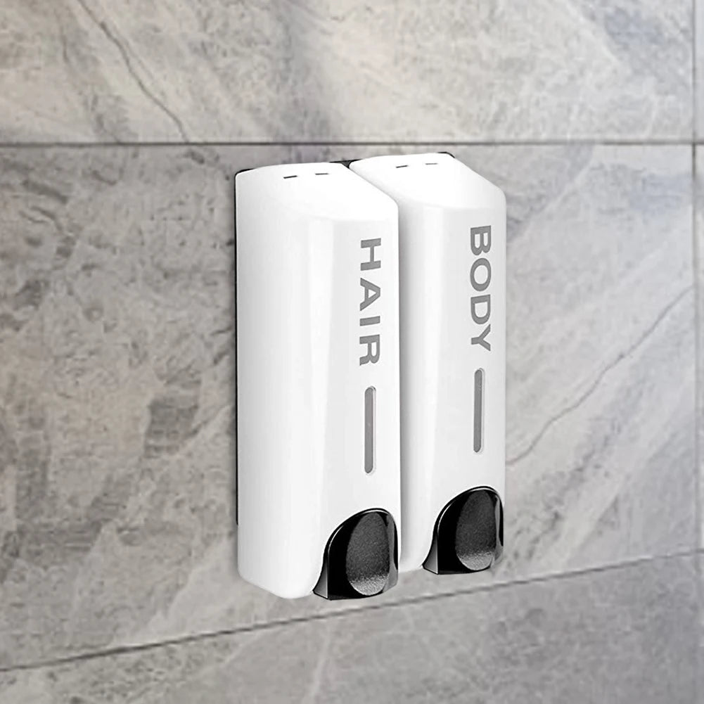 350ml Wall-Mount Soap Dispenser | Shower, Shampoo & Lotion