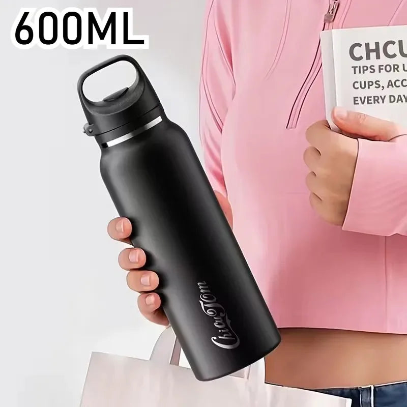 600ml Stainless Steel Vacuum Flask | One-Touch Lid Water Bottle