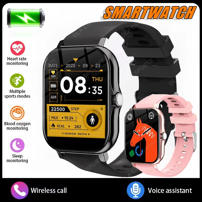 Smart Watch Wireless Calling Dial Multi Sport Mode Reminder Rejection