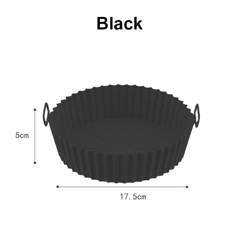 Reusable Silicone Air Fryer Liner 8" Non-Stick Basket Insert