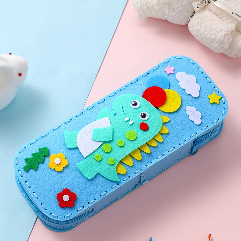Children's Sewing Stationery Bag Handmade Material Kits Cute Cartoon
