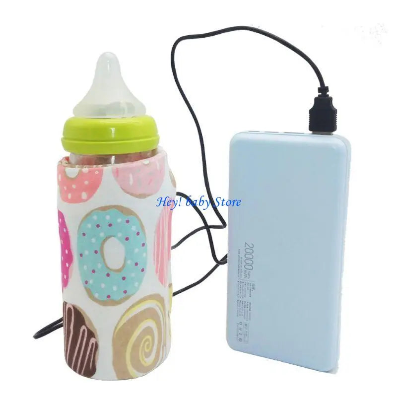 Portable USB Baby Bottle Warmer Bag for Breastmilk & Formula