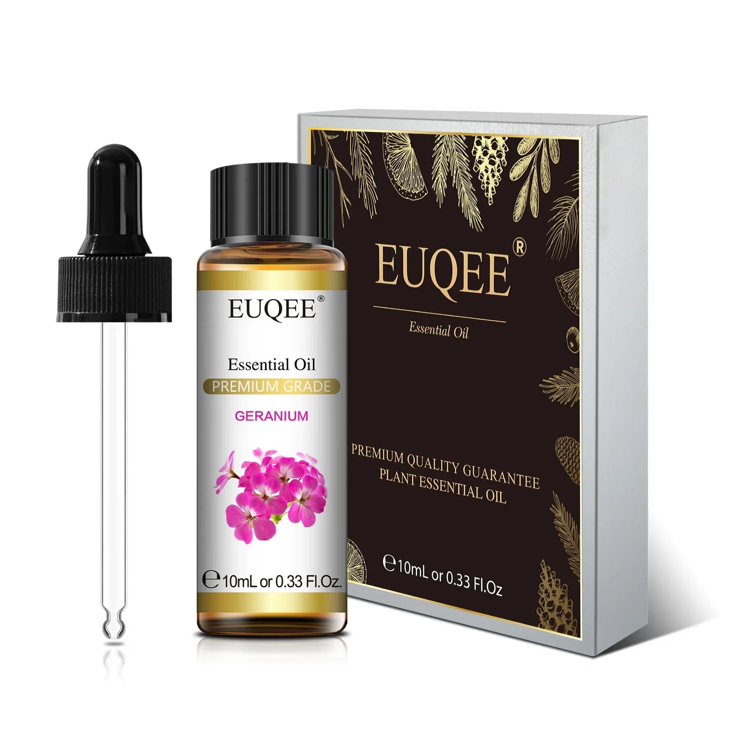 EUQEE 10ml Pure Essential Oil – Lavender, Jasmine & More