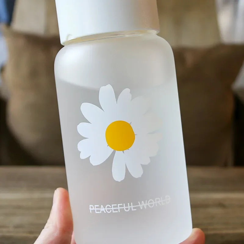 Daisy 500ml BPA-Free Reusable Leakproof Water Bottle Reusable Water Bottle Peaceful Pleasures Health and Wellness