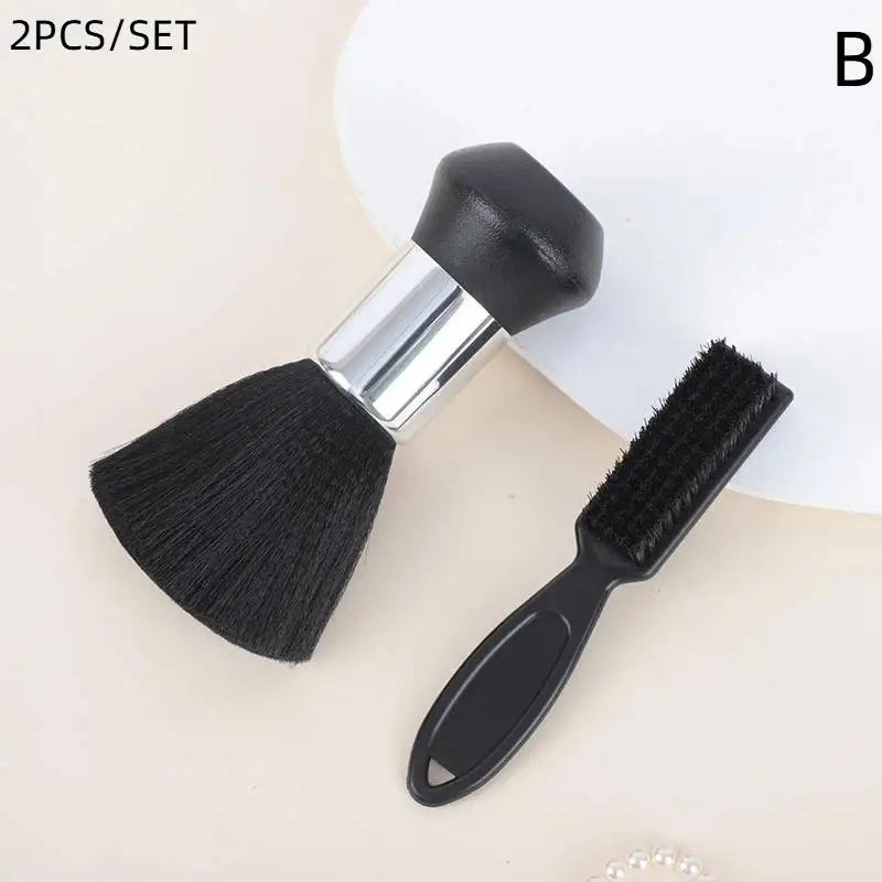 2/3/4pcs Neck Dust Collector Hair Cleaning Brush For Hairdressers Neck Dust Collector Hairdresser Salon Clean Brush Tool Peaceful Pleasures Health and Wellness 2PCSB