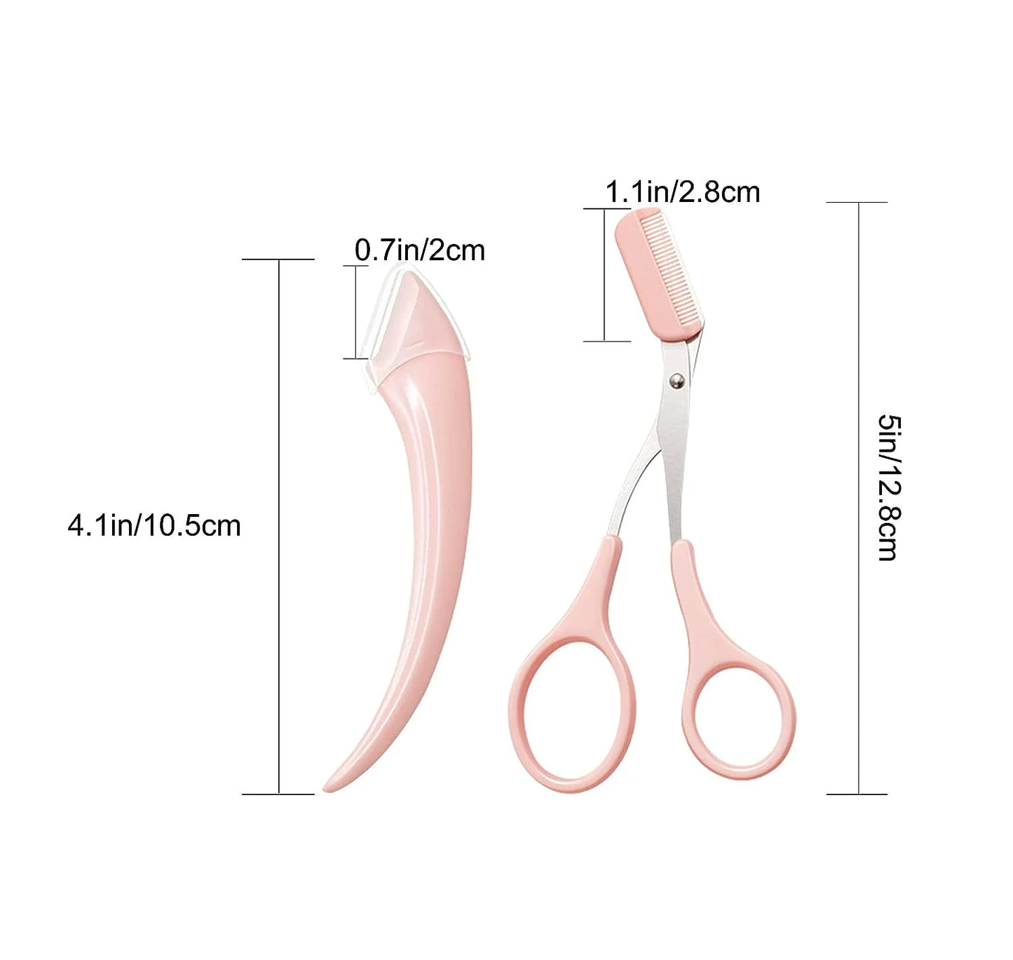 Professional Eyebrow Trimmer Razor with Comb for Women