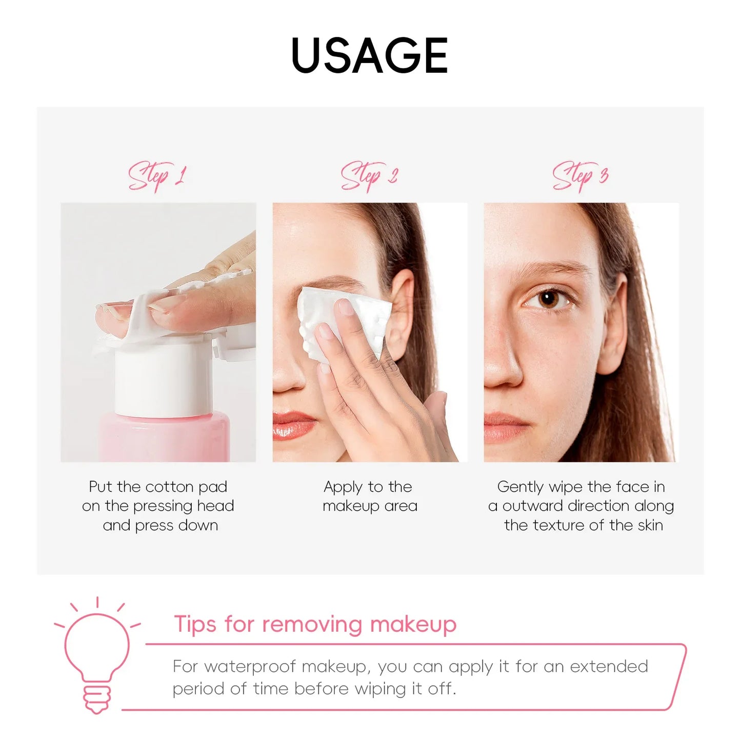 LAIKOU Gentle Makeup Remover Water – Lip, Eye & Face 100ml