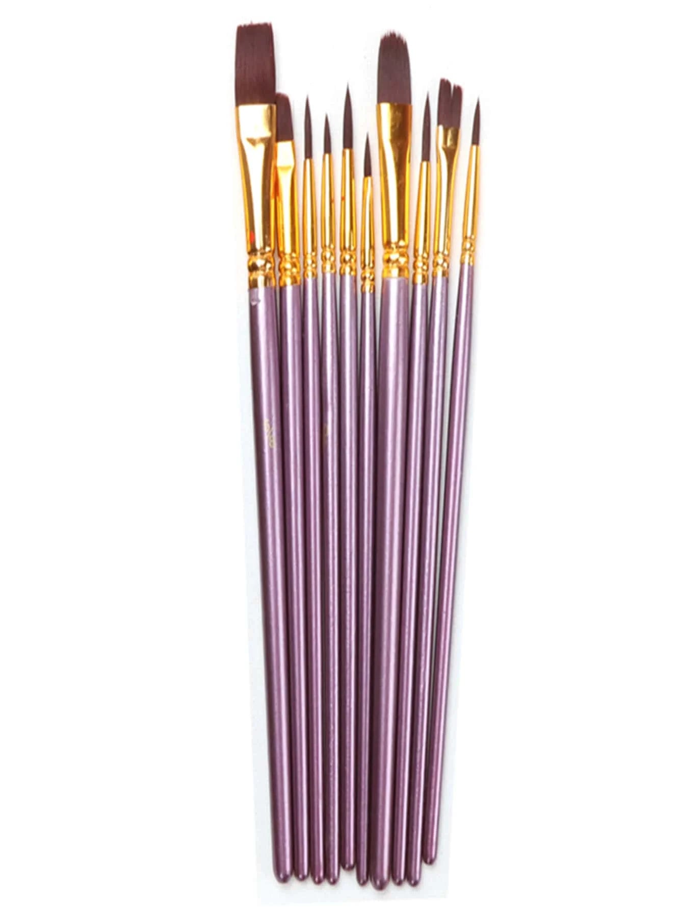 Professional Acrylic Paint Brush Nylon Hair Brushes All Purpose Oil
