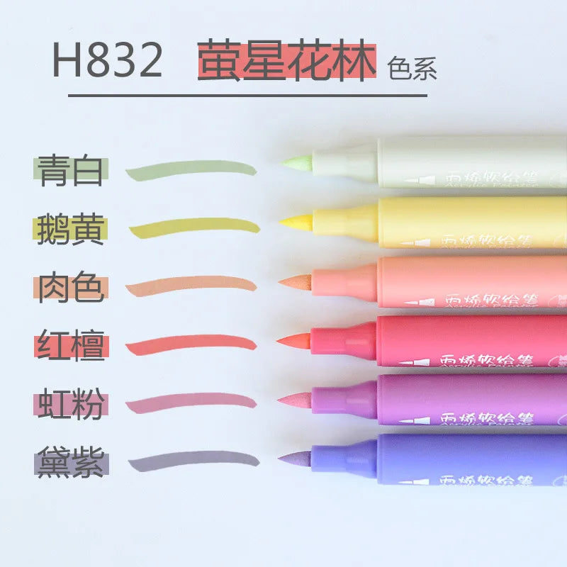 Soft Tip Acrylic Painting Pen DIY Student Art Hand Animation Design
