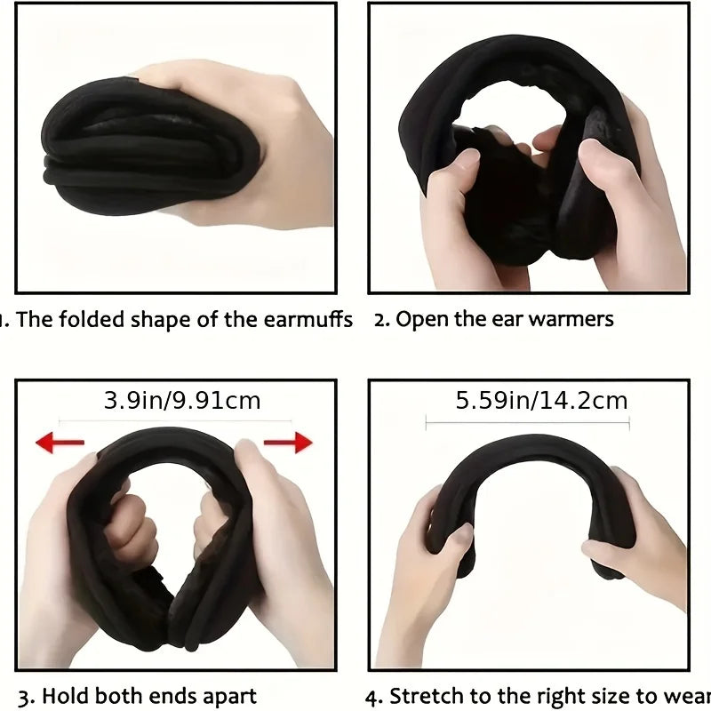 1 piece of winter plush ear cover, suitable for both men and women - warm ear protection, ideal for activities like skiing, cycl Peaceful Pleasures Health and Wellness