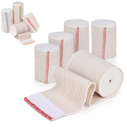 2/12/24 Packs Compression Elastic Bandage Wraps, Latex-Free Support for Knees Ankle Legs Wrist Sports Injury Recovery First Aid Peaceful Pleasures Health and Wellness