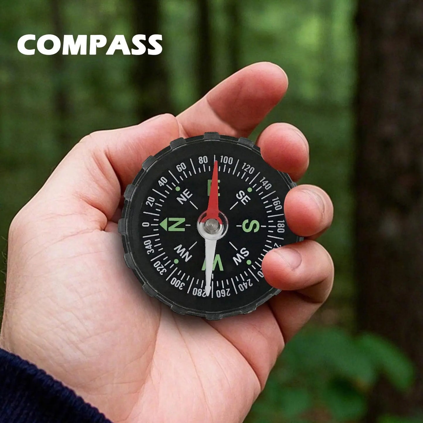 Waterproof Portable Hiking Compass | Camping & Outdoor Tool