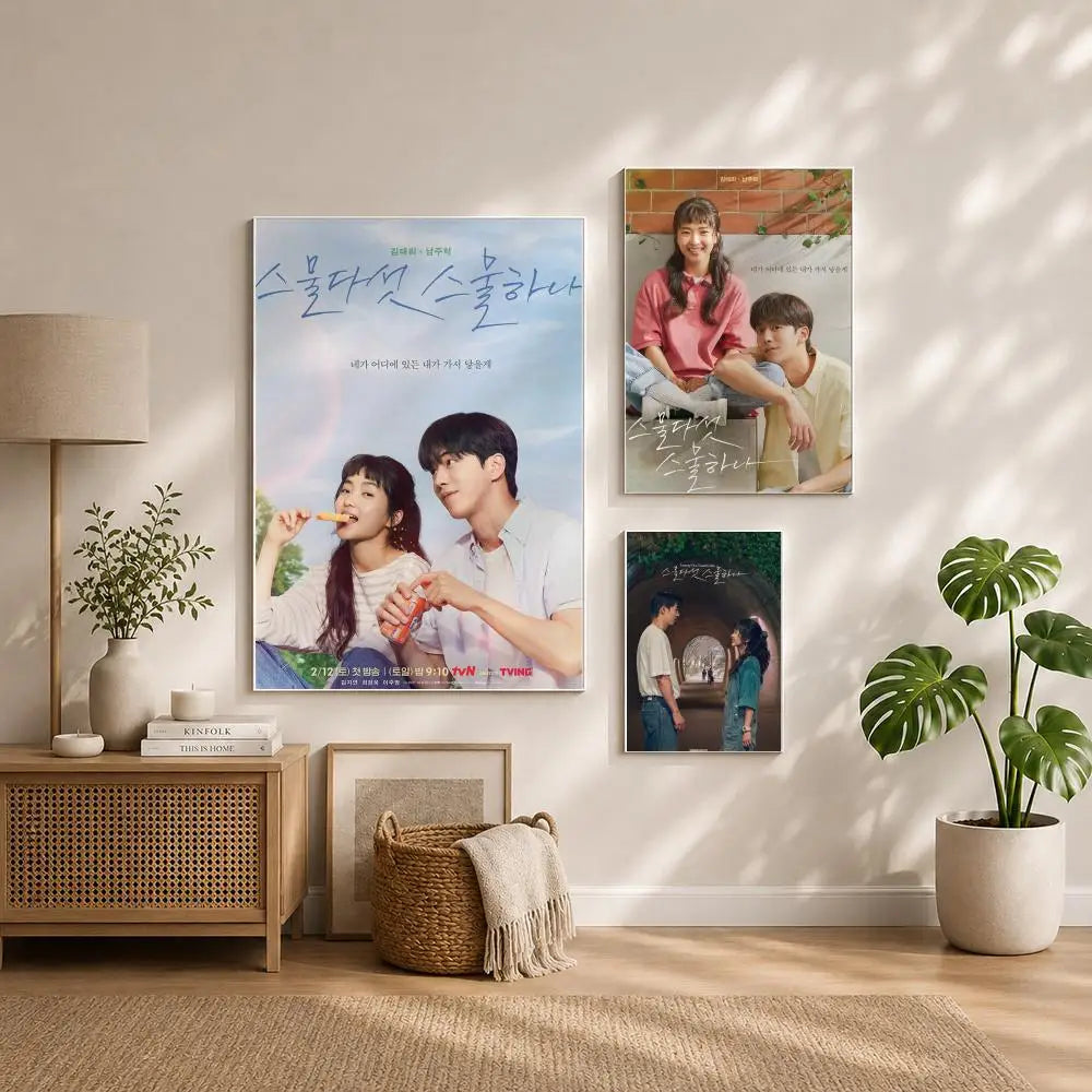 Drama T-Twenty-Five Twenty-OneS Poster HD Self Adhesive Waterproof Wall Art Ideal for Home Office Dorm Bedroom Great Gift Peaceful Pleasures Health and Wellness