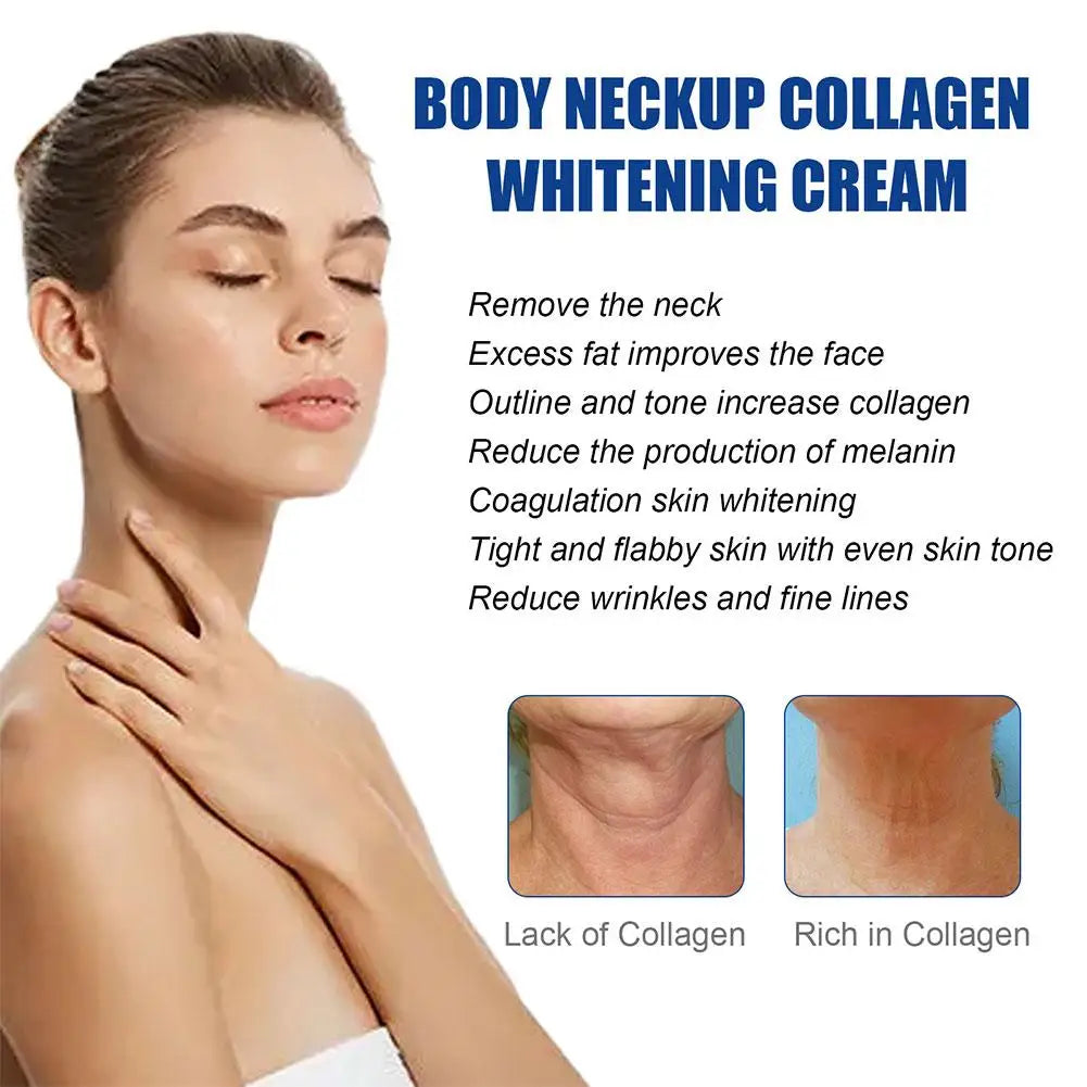 Neck Tightening Cream Firming Moisturizing Neck Rejuvenation Fade Fine Line for Brighten Smooth Nourishing Neck Cream Peaceful Pleasures Health and Wellness