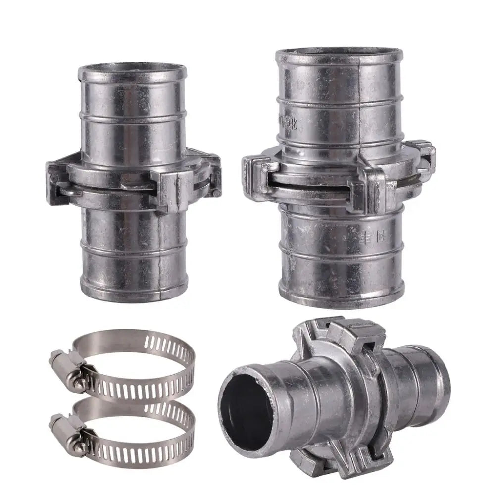 New Aluminum Tube Connector With Hose Clamp Watering Trees Hose Connector Agriculture Connector Joint Peaceful Pleasures Health and Wellness