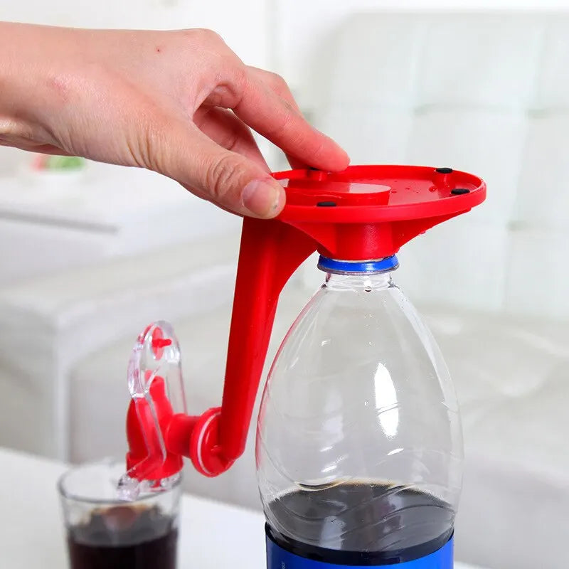 Creative Manual Pressurized Carbonated Beverage Machine To Drink Portable Cola Drinker Upside Down To Drink Soda Water Peaceful Pleasures Health and Wellness