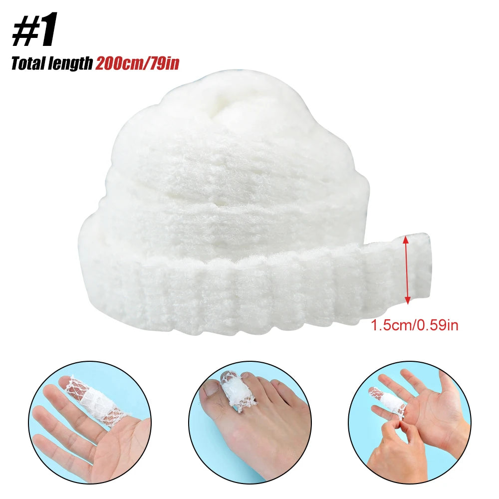 Elastic Net Tubular Bandage – Breathable Wound Dressing Retainer Medical Tubular Bandage Peaceful Pleasures Health and Wellness 1.5 x 200cm