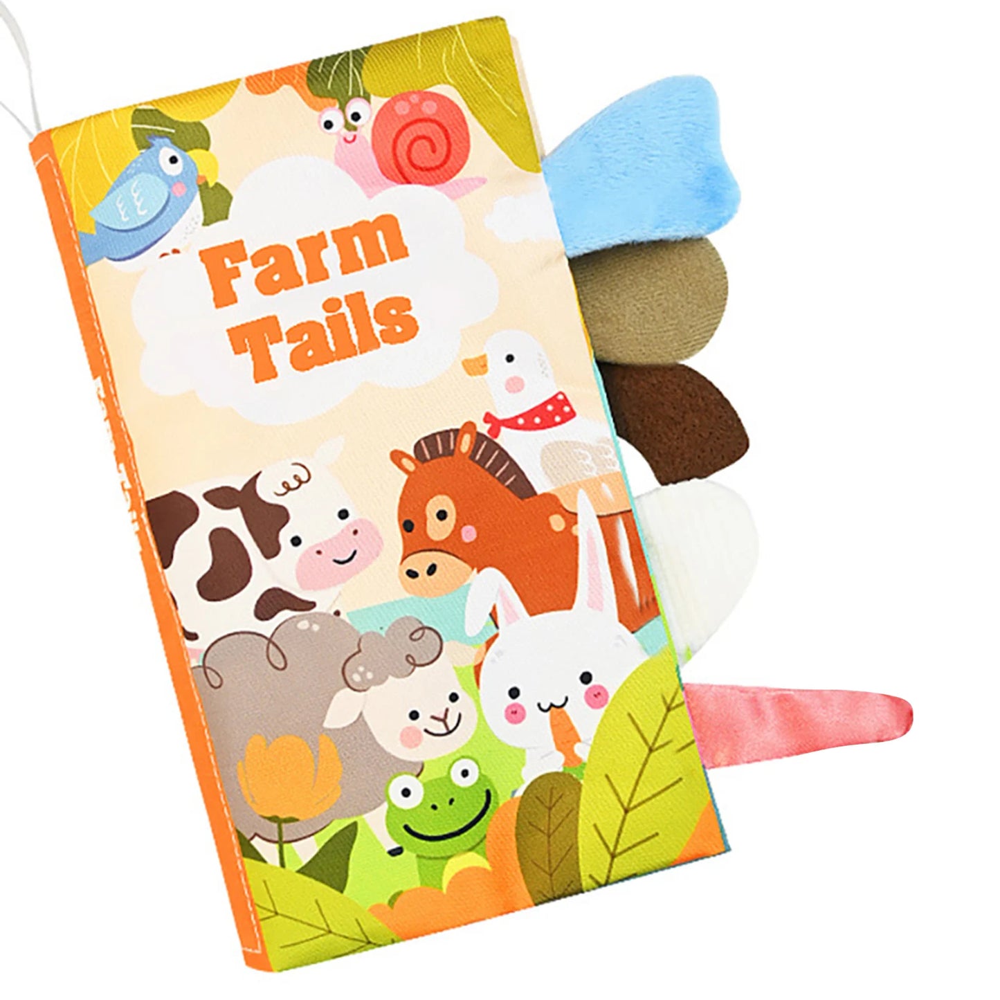 Baby Crinkle Cloth Book | 3D Animal Sensory Toy for Infants