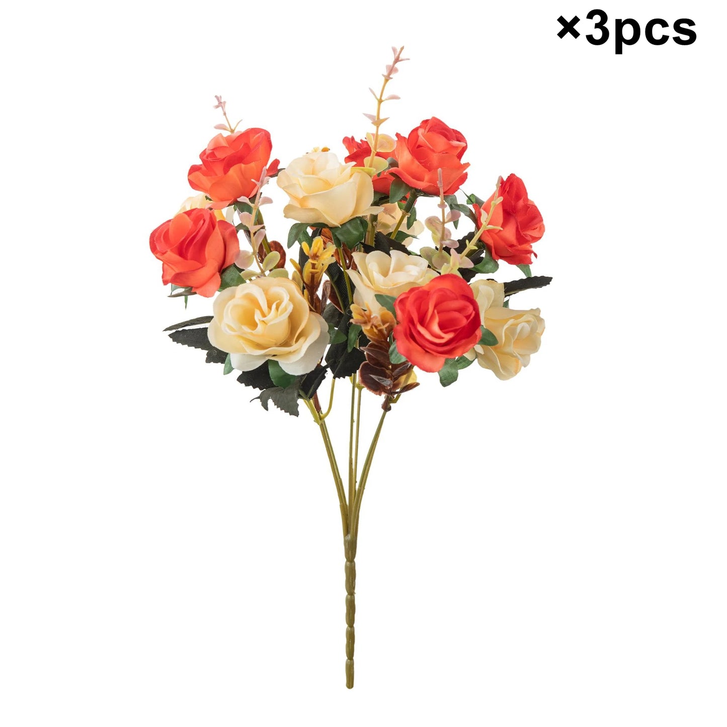 Silk Rose Artificial Flower Bouquet | Wedding & Home Decor