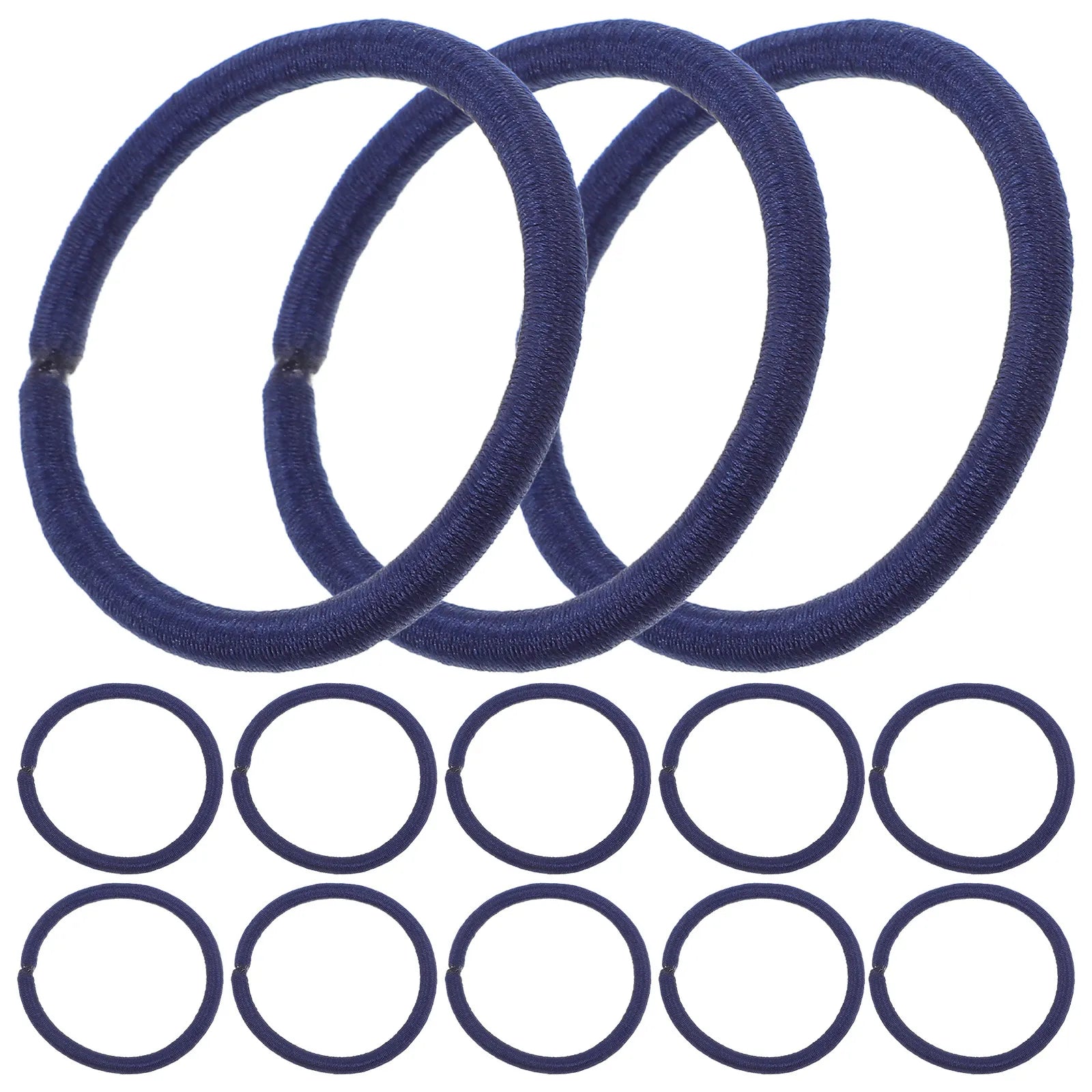 50Pcs Nylon Hair Bands High Elasticity Ponytail Holder Metal Free Rubber Bands for Adults Kids Stretchy Hair Rope Peaceful Pleasures Health and Wellness