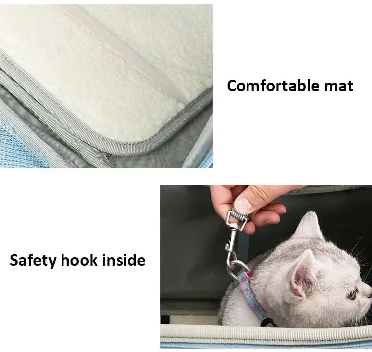 Truelove Waterproof Pet Carrier Bag for Small Dogs Cats High-Grade Polyester,Eco-Friendly & Airline Approved Design TLX2971 Peaceful Pleasures Health and Wellness