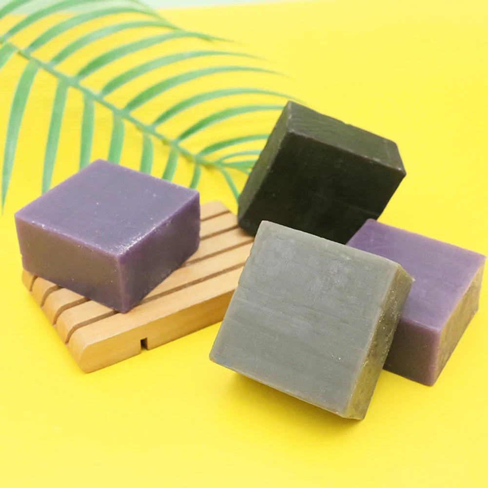 Natural Handmade Soap – Bamboo Charcoal, Chamomile & Volcanic Mud