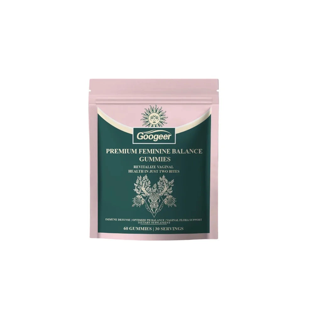 Googeer Feminine pH Balance Gummies | Vitamin C & Probiotics 60ct