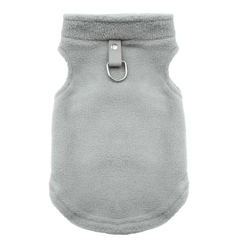 Fleece Dog Vest – Winter Jacket for Small Dogs & Cats