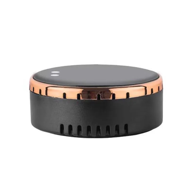 Solar Powered Car Air Purifier Carbon Filter Solar-Powered Negative Ion Odor Removal Second-Hand Smoke Removal Car Air Purifier Peaceful Pleasures Health and Wellness black