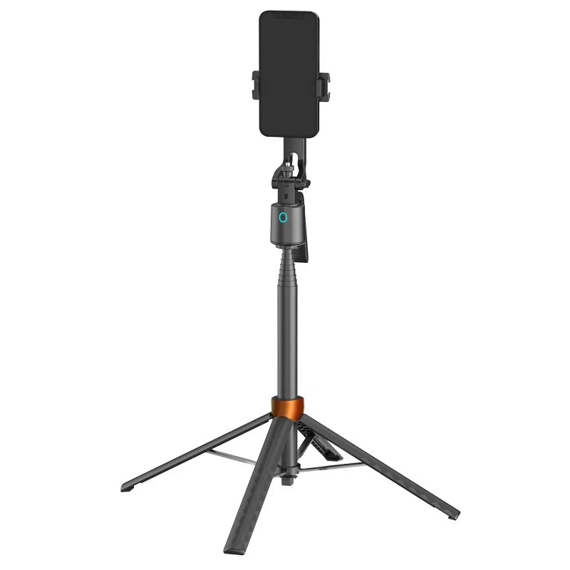 360° Auto Face Tracking Selfie Stick Tripod + Bluetooth Remote Peaceful Pleasures Health and Wellness black