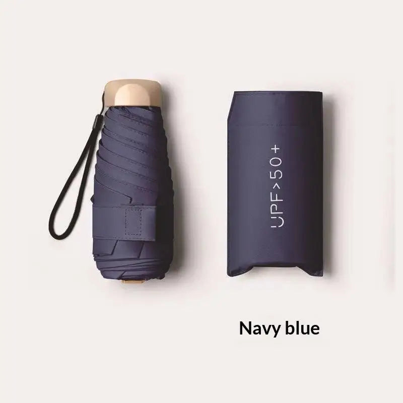 Mini Foldable Travel Umbrella – UPF 50+ UV Protection Pocket Size