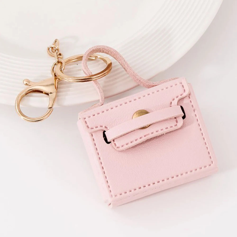 Small Square Bag Creative Mouth Red Envelope Keychain Headphone Car
