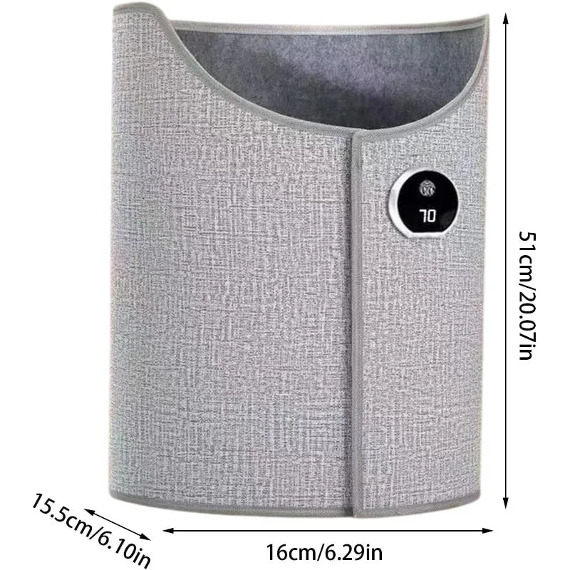 Foldable Under-Desk Electric Foot & Leg Warmer with Thermostat